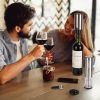 4 In 1 Electric Wine Opener Set Rechargeable Wine Aerator Foil Cutter Vacuum Wine Stopper Wine Gifts for Men Women