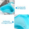 Swan Drain Basket Sink 4pcs, Kitchen Triangle Sink Filter, Corner Kitchen Sink Strainer Basket