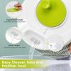 Salad Spinner Fruit Vegetable Washer Lettuce Drainer Hand Cranking Vegetable Dryer with Lid for Home Kitchen Fruit Vegetable Washing