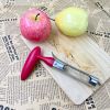 1pc Premium Apple Corer - Easy To Use Durable Apple Corer Remover For Pears; Bell Peppers; Apples - Stainless Steel; Kitchen Gadgets; Black; 7inch*3.9