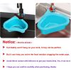 Swan Drain Basket Sink 4pcs, Kitchen Triangle Sink Filter, Corner Kitchen Sink Strainer Basket