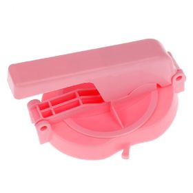 1pc Dough Pressing Tool Presser Dumpling Skin Press Dumpling Wrapper Making Mold (Color: Pink)