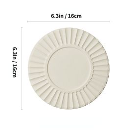 Eco Friendly Silicone Heat Insulation Pad Table Mat (Color: beige, size: 16*16cm 100g)