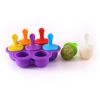 1pc 7 Holes Silicone Popsicle Mold; Ice Pop Molds Maker; Storage Container For Homemade Food; Ice Cream DIY Pop Molds; BPA Free