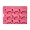 Ice Cube Silicone Tray Molds Trays Dog Mold Chocolate Dachshund Shaped Baking Candy Lid Jelly Mini Maker Fondant Puppy Release