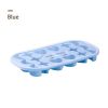 1pc 18 Holes Silicone Ice Tray With Cover; 18 Grids Flexible Ice Tray With Moon; Star And Heart-shaped Mold For DIY Handmade Ice Cube; Pink; Yellow; G