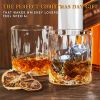 Stainless Steel Whiskey Glasses Stones Set