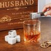 Stainless Steel Whiskey Glasses Stones Set