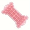 1pc Silicone Ice Tray With Lid; Large Capacity Ice Box; Bone Shaped Silicone Ice Tray; Homemade Ice Cube Mold; Kitchen Tools