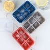 4.5*2.8*1.6in Ice Cube Ice Maker; Ice Box Freezer Mold; Quick Freezer; Home Refrigerator Homemade Frozen Ice Cubes; Ice Cube Mold Box With Lid