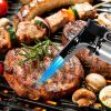 Culinary Butane Torch Lighter Refillable Blow Torch Adjustable Flame Kitchen Cooking BBQ Torch  (Gas Not Included)