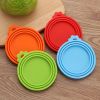 1pc 3 In 1 Reusable Food Storage Keep Fresh Tin Cover Cans Cap Pet Can Box Cover Silicone Can Lid Hot Kitchen Supply Mould Proof Hot