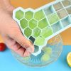 1pc Silicone Ice Tray With Lid; Large Capacity Ice Box; Bone Shaped Silicone Ice Tray; Homemade Ice Cube Mold; Kitchen Tools